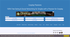 Desktop Screenshot of cosplaypassions.com